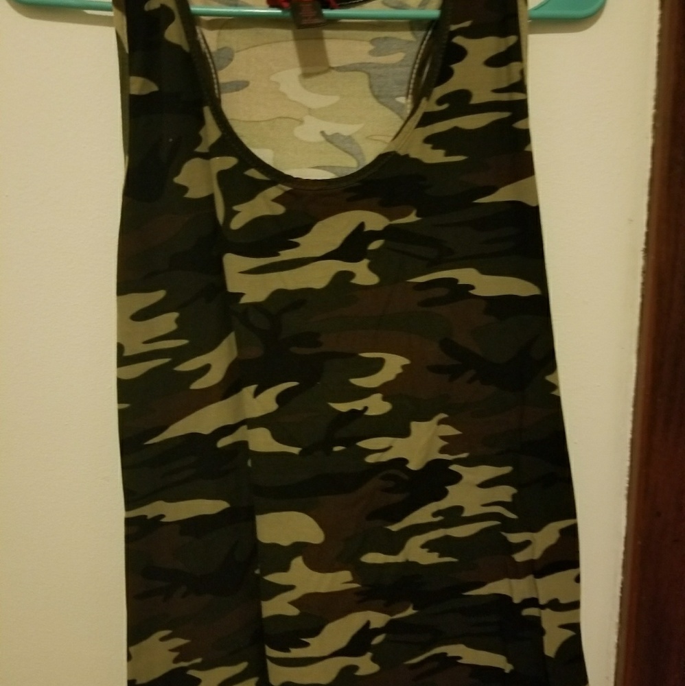Camouflage tank top